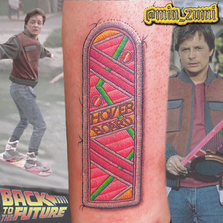 Pop Culture Patch Tattoo