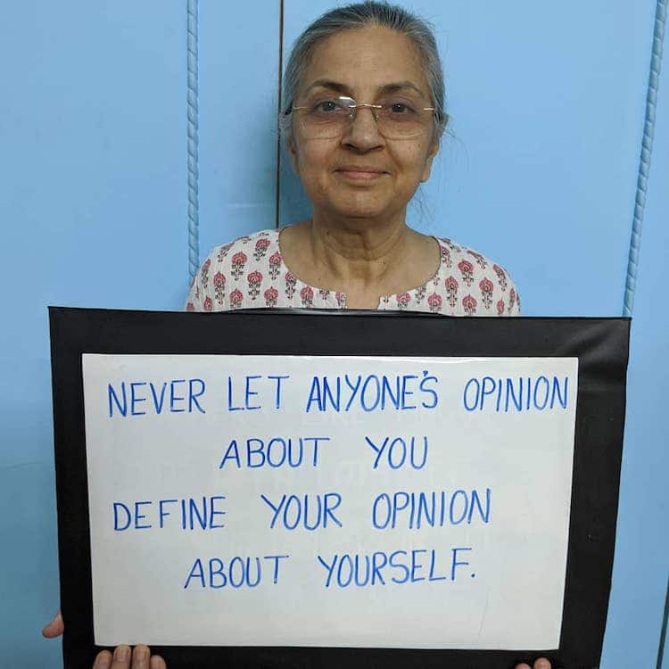 Mother With a Sign