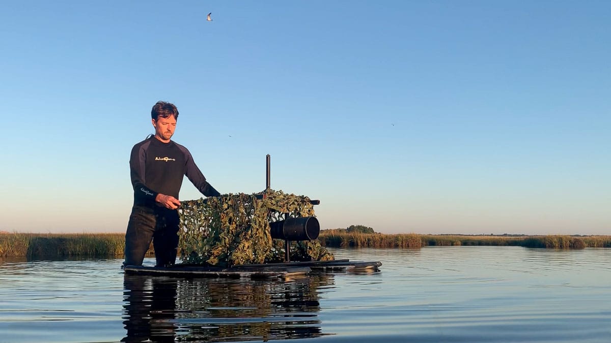 Floating Bird Hide by Ray Hennessy