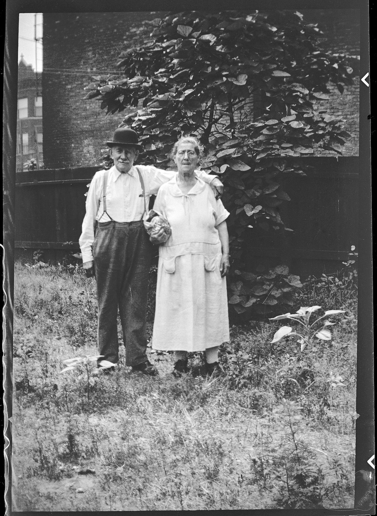 Old Portrait of a Couple in Chicago
