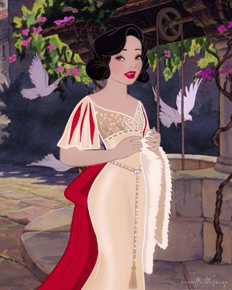 princesas disney modernas por por Maria Sanchez Garcia