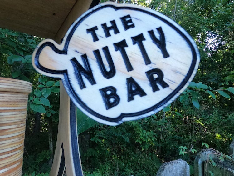 The Nutty Bar for Squirrels by Duke Harmon Woodworking