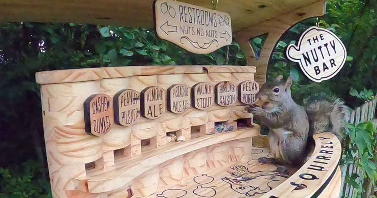 Bushy Tail Saloon Squirrel Feeder deals Made to Order