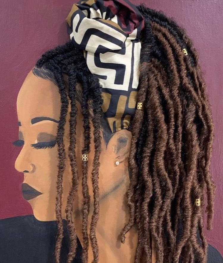 Artist's Portraits Using Real Hair to Showcase the Beauty of Black Coifs