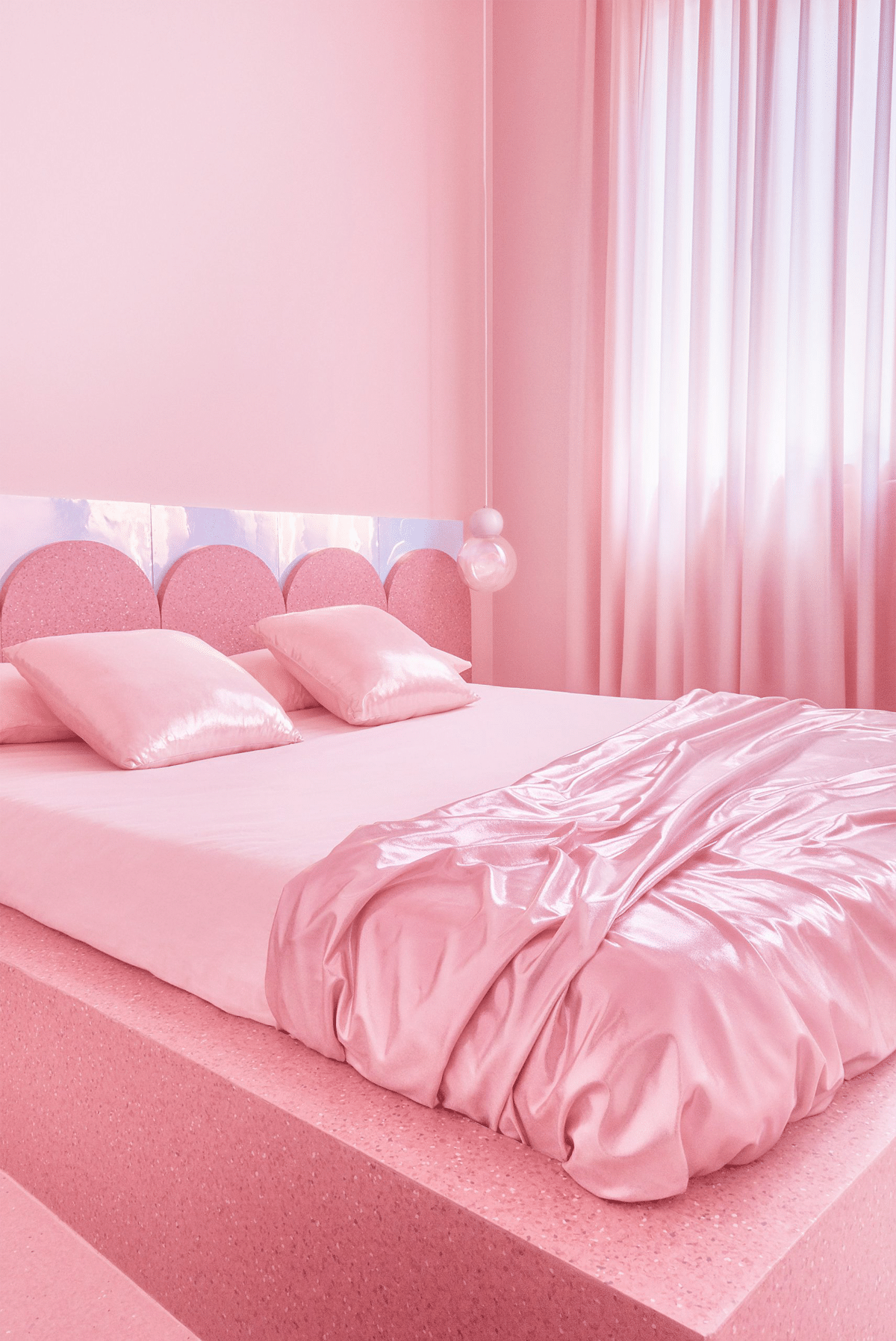 Piso rosa en Madrid diseñado por Patricia Bustos Studios