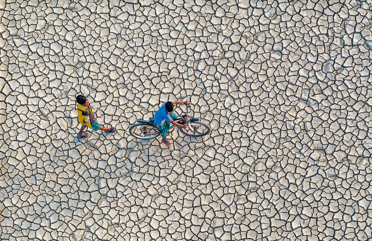 Dried Land Due to Drought