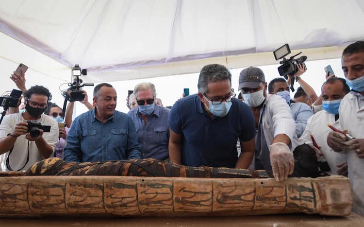 Ancient Mummy Revealed in Egypt