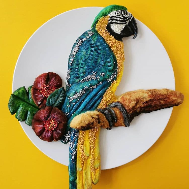 Creative Mom Turns Everyday Meals into Animal-Inspired Food Art