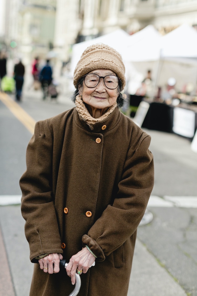 Stylish Senior Citizens Living in Chinatown