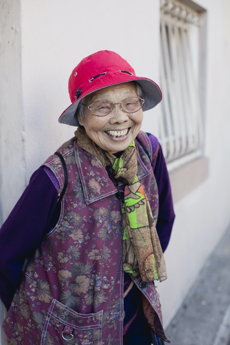 Stylish Senior Citizens Living in Chinatown