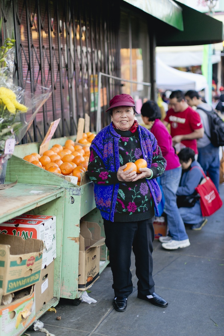 Stylish Senior Citizens Living in Chinatown