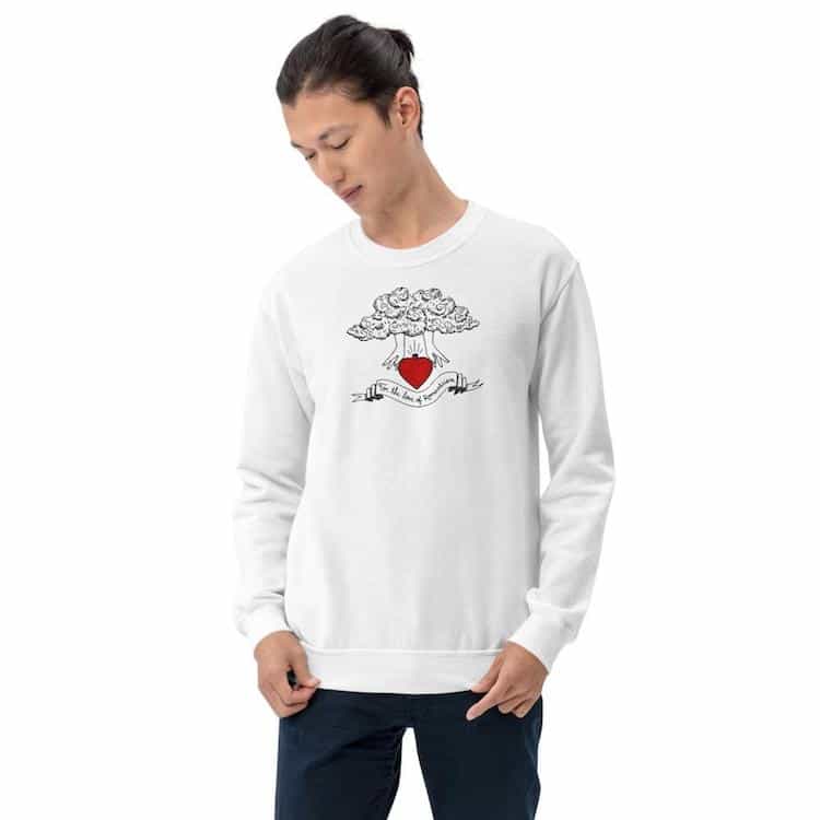 For the Love of Romanticism Graphic Sweatshirt