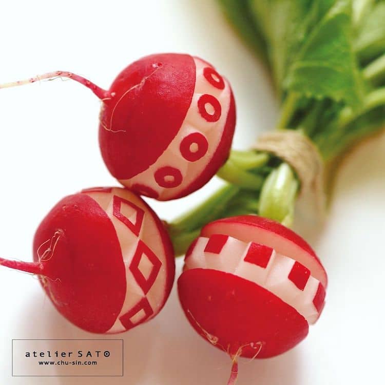 Vegetable Carving by Tomoko Sato