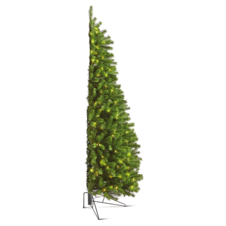 This Half Christmas Tree Is Perfect for Those With Limited Space but