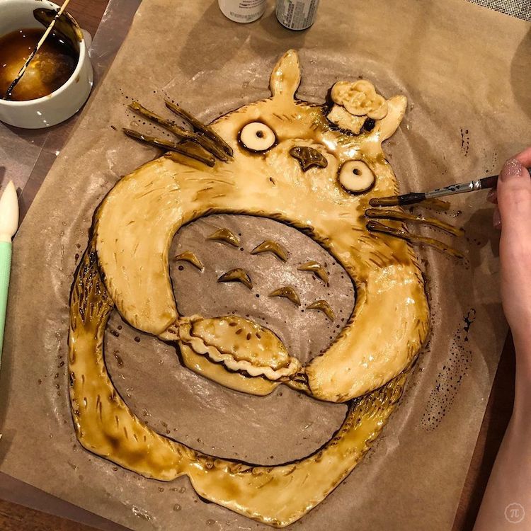 My Neighbour Totoro Pie Crust Design by The Pieous