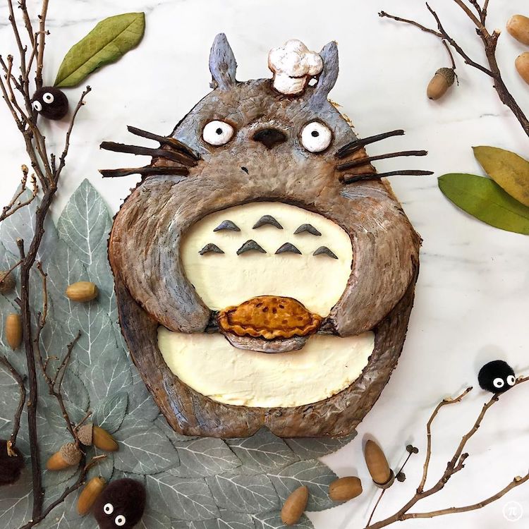 My Neighbour Totoro Pie Crust Design by The Pieous