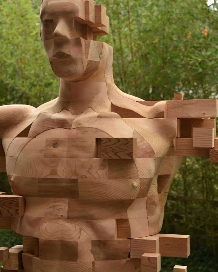 Wooden Sculpture by Han Hsu Tung