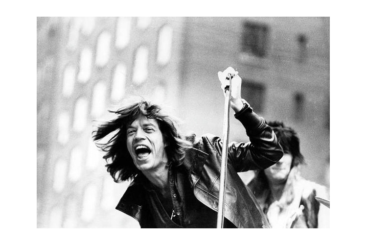 Vintage Photo of Mick Jagger Poster