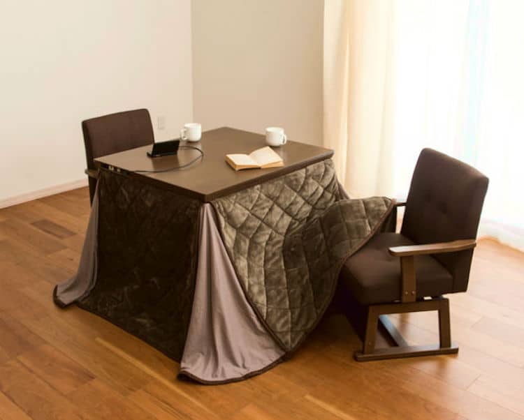 The Kotatsu Desk Keeps You Warm and Cozy While Working From Home