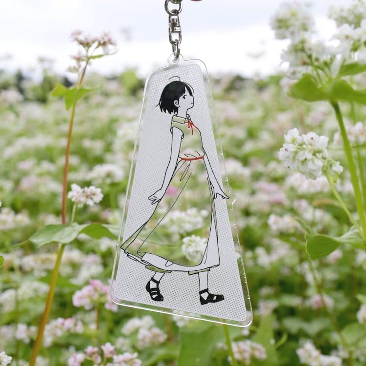 See-Through Illustrated Key Chain by Kamome Fuyuno