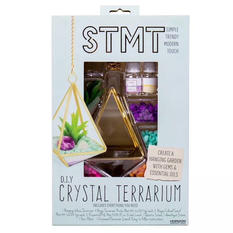 DIY Crystal Terrarium