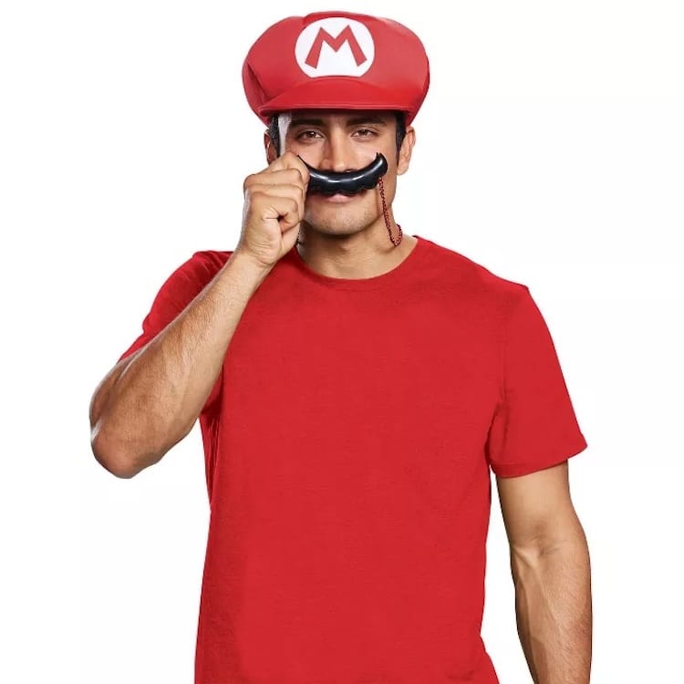 Chapeau et Moustache Super Mario