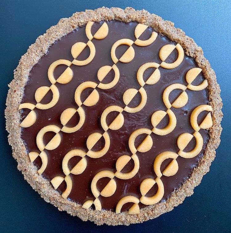 Geometric Pie Art by Lauren Ko