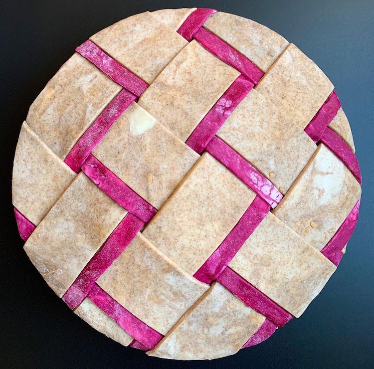 Geometric Pie Art by Lauren Ko