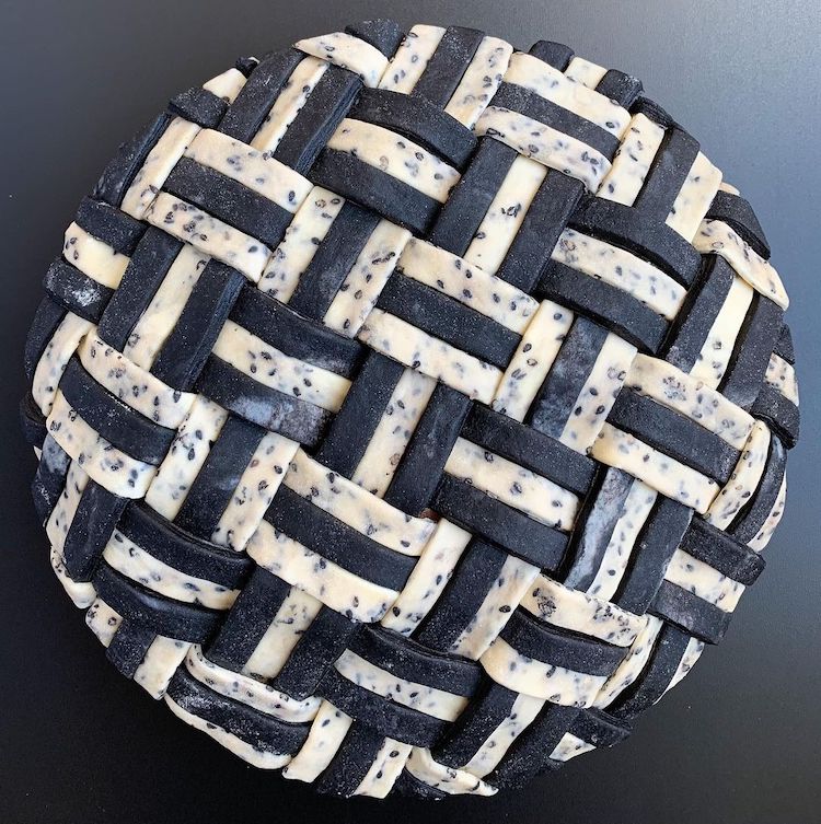 Geometric Pie Art by Lauren Ko