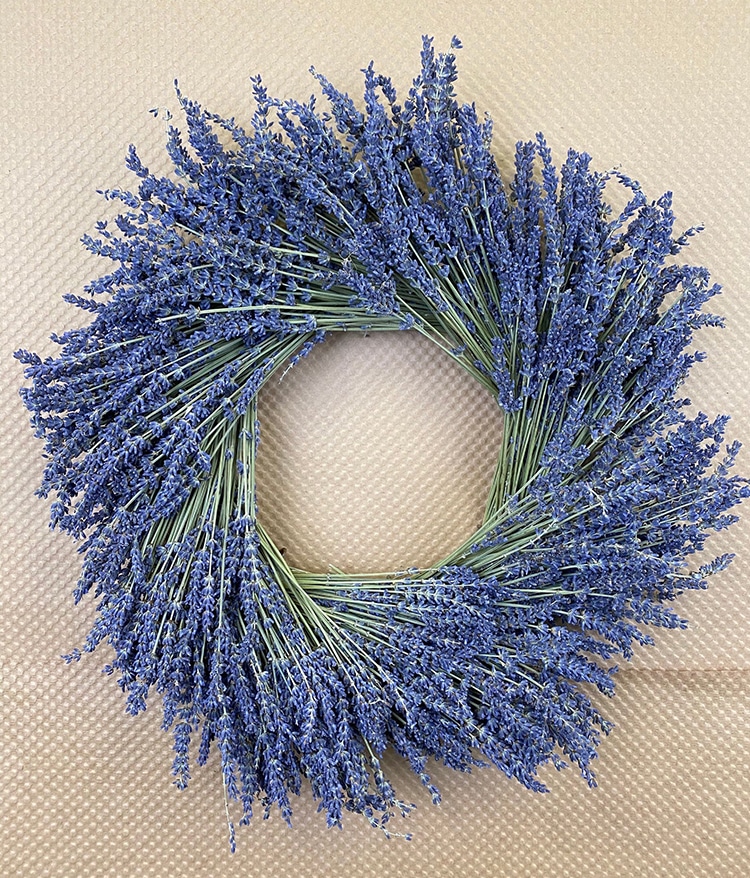 Lavender Wreath
