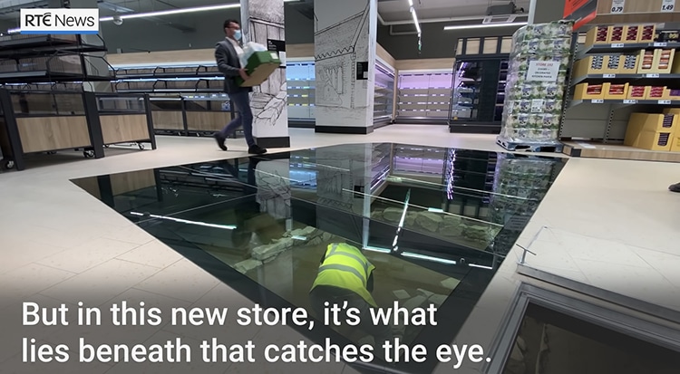 Lidl Dublin Glass Floor