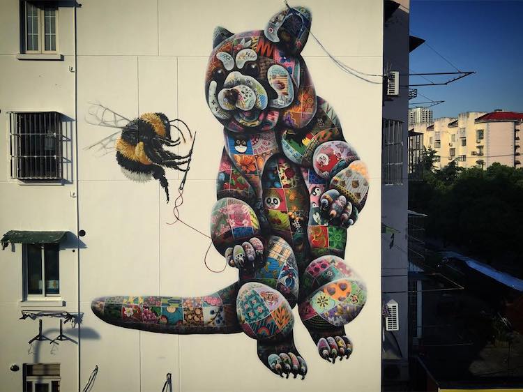 Murals by Louis Masai