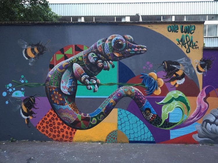 Murals by Louis Masai