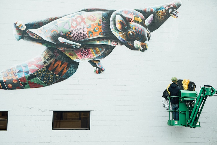 Murals by Louis Masai