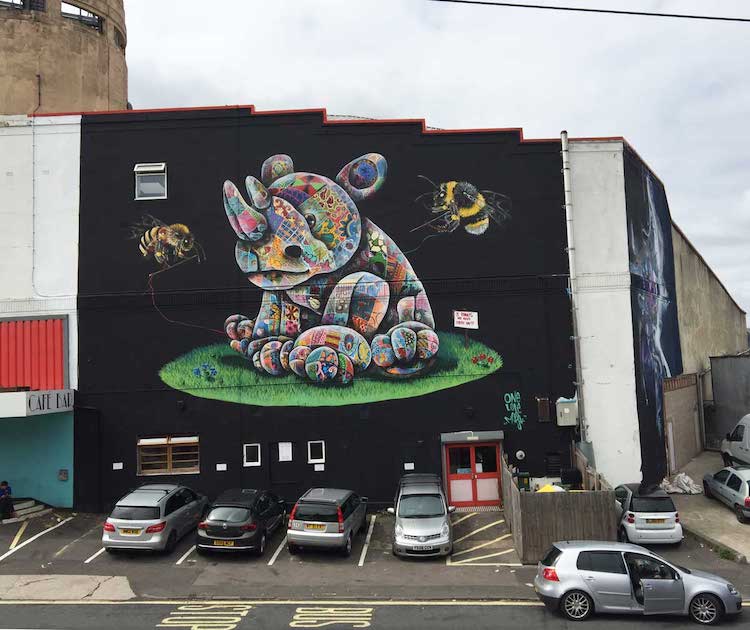 Murals by Louis Masai