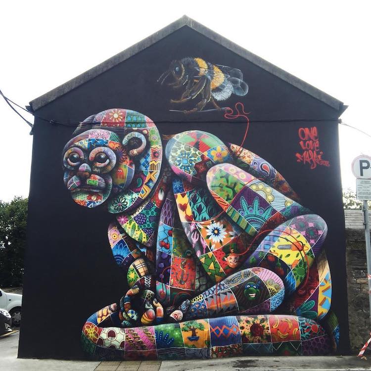 Murals by Louis Masai