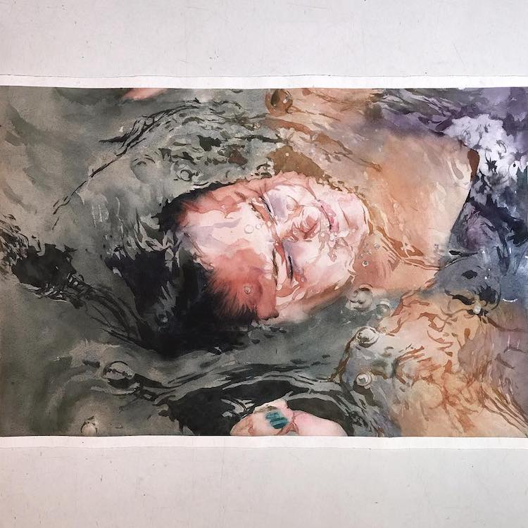 Watercolor Paintings by Marcos Beccari