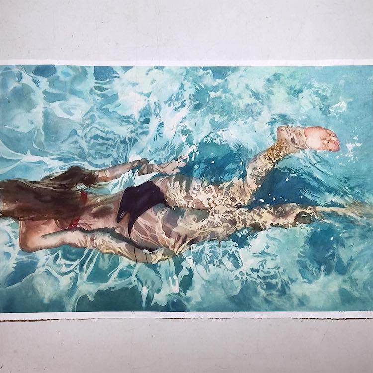 Watercolor Paintings by Marcos Beccari