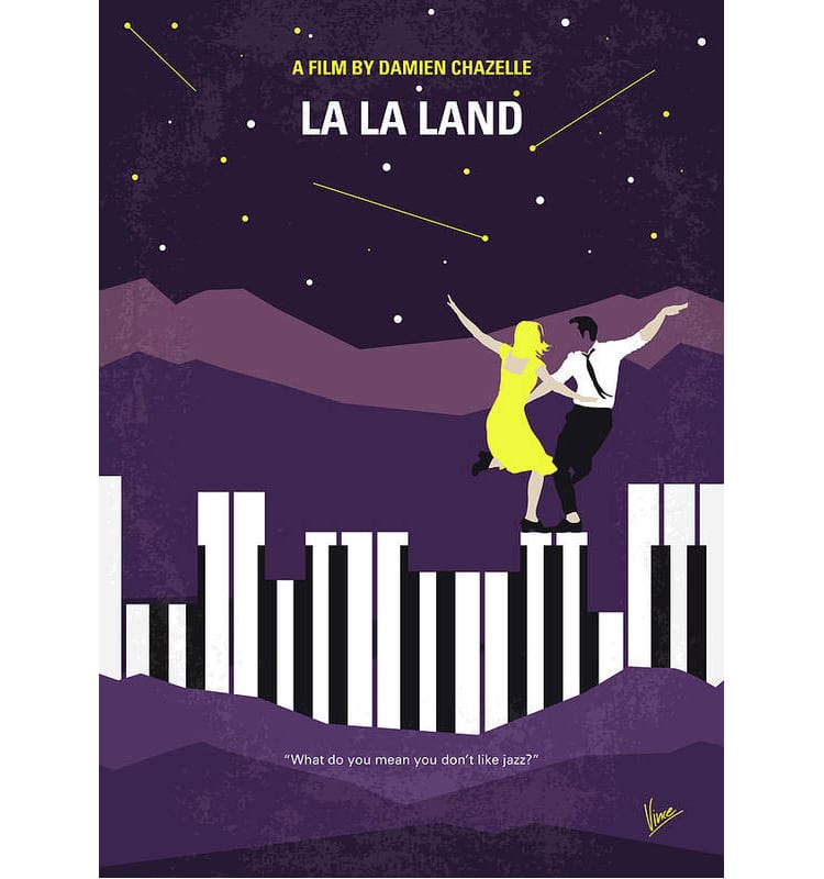 Minimalist Movie Poster LA LA Land