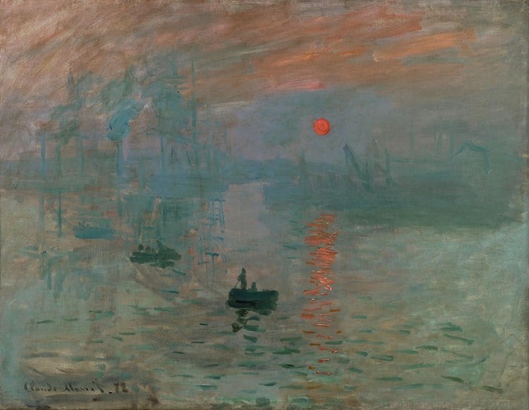 Pintura impresionista de Monet