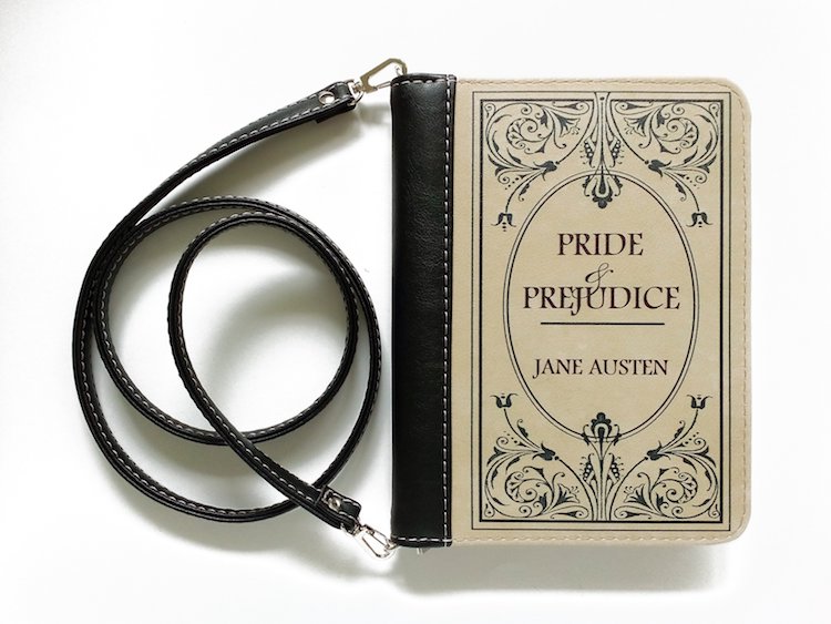 Bolso de orgullo y prejuicio.mymodernmet.com/collections/bags/products/pride-and-prejudice-book-clutch