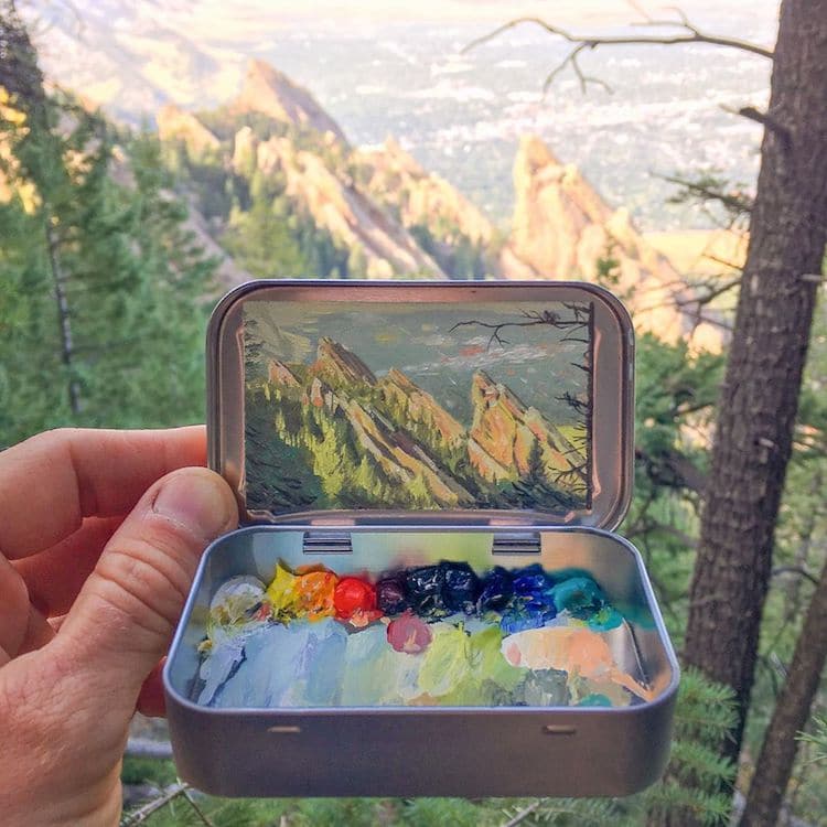 Tiny Oil Paintings by Remington Robinson