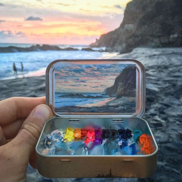 Tiny Oil Paintings by Remington Robinson