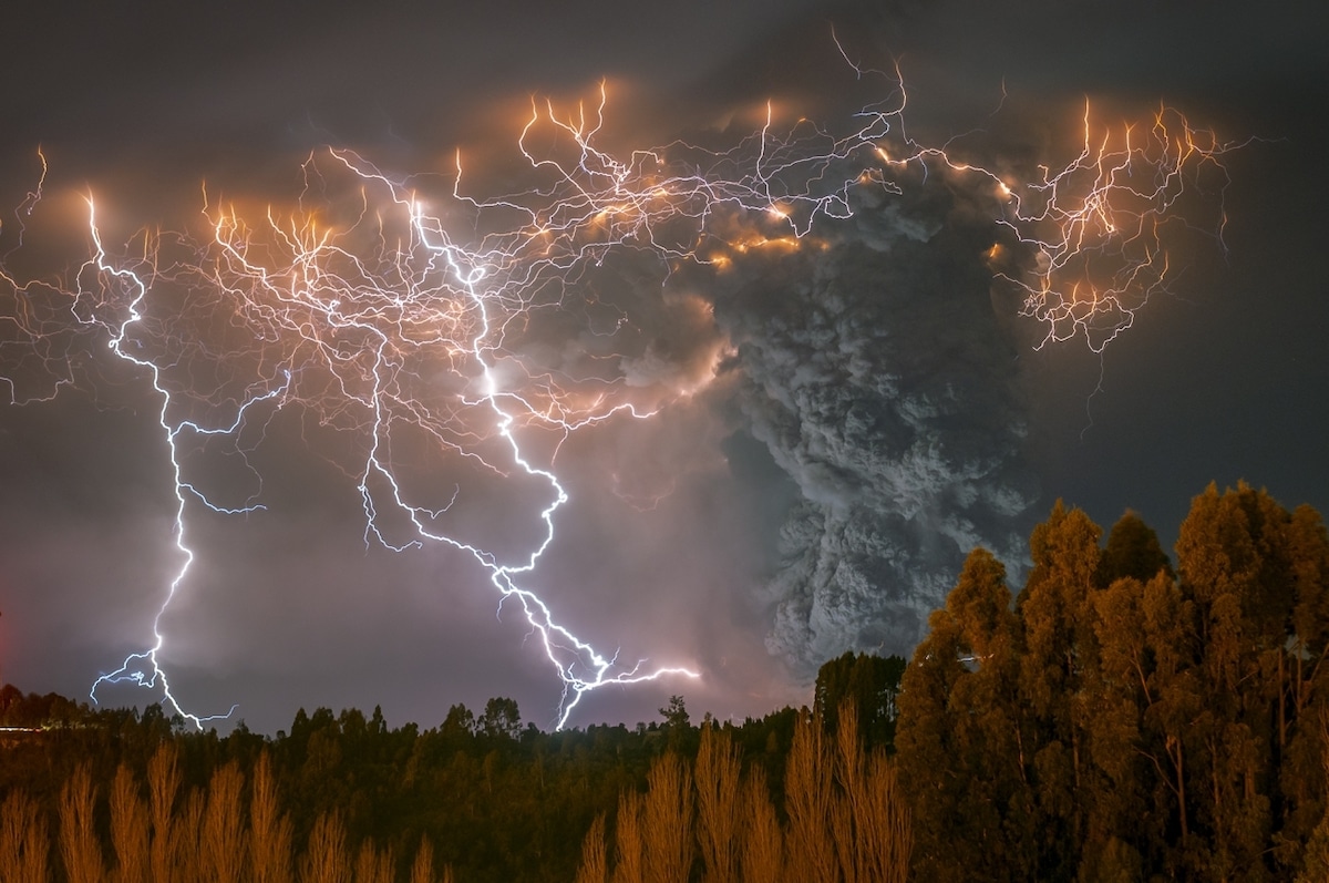 Eruption of the Cordon Caulle in Chile