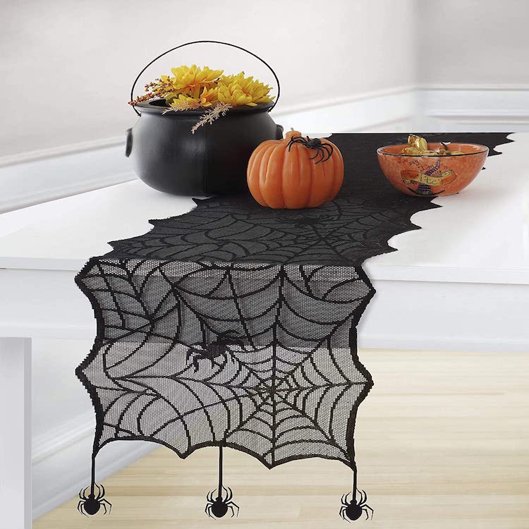 Spider Web Table Runner