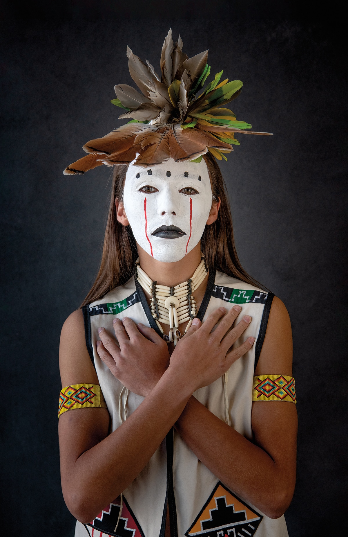 These portraits show young people who are proud to be Native