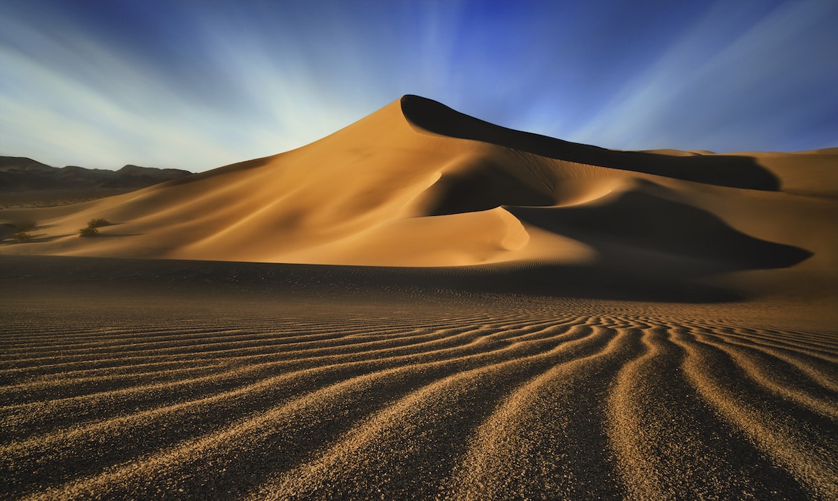 Dunas de Ibex en el Valle de la Muerte