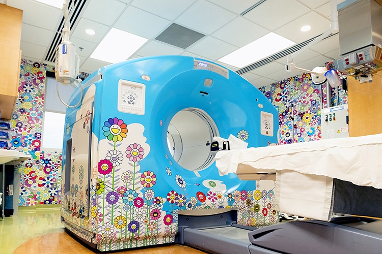 Takashi Murakami RxArt sala de tomografias