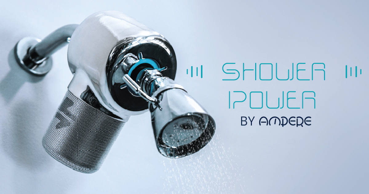This Amazing Eco-Friendly Shower Speaker Runs On Hydropower