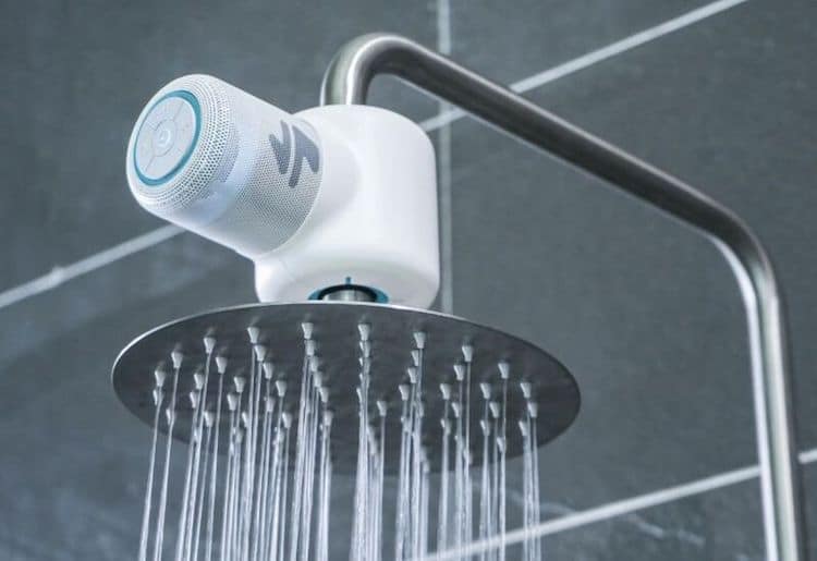 White Hydropower Shower Speaker